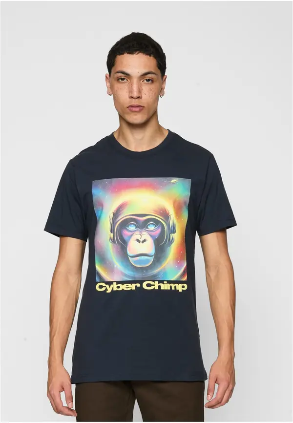 Mister Tee Cyber Chimp Tee Navy