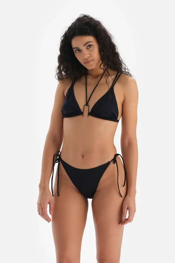 Dagi Dagi crni špageti bikini dno