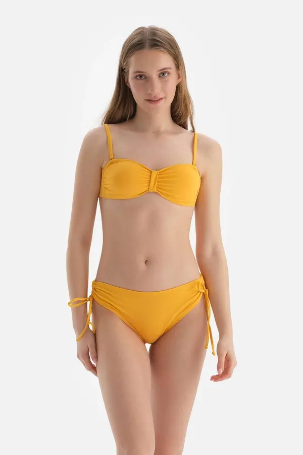 Dagi Dagi žuti gornji dio bikinija bez naramenica
