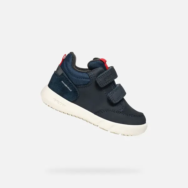 GEOX Dark blue boys' sneakers Geox Hyroo Wpf - Boys
