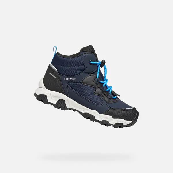 GEOX Dark blue boys' sneakers Geox Magnetar B ABX - Boys