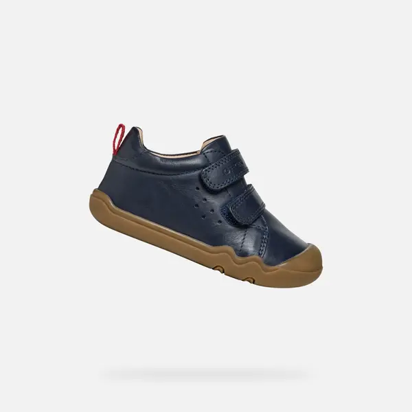 GEOX Dark blue boys' sneakers Geox Steppieup - Boys