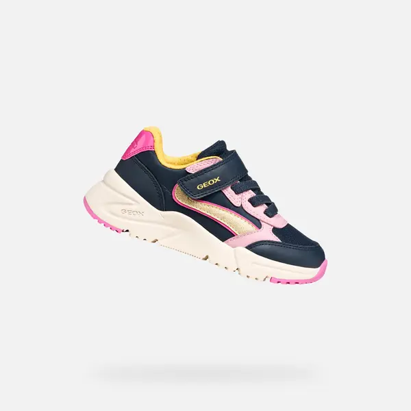 GEOX Dark Blue Girls Sneakers Geox Loftus - Girls