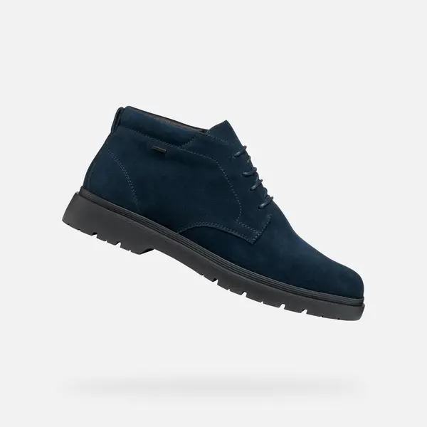 GEOX Dark blue men's ankle boots Geox Spherica EC1 B ABX - Men