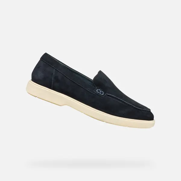 GEOX Dark blue men's moccasins Geox Spherica EC17 - Men