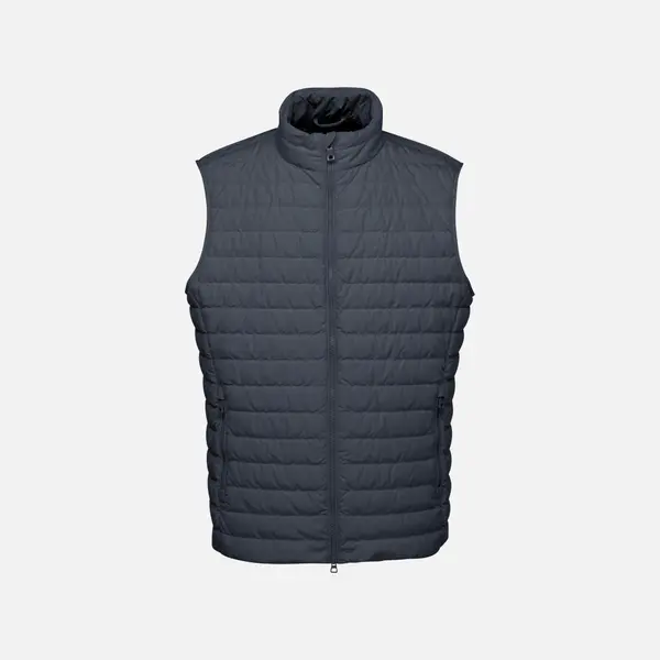 GEOX Dark Blue Men's Quilted Jacket Geox Warrens - Mens