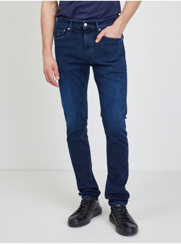Calvin Klein Dark blue men's skinny fit jeans Calvin Klein Jeans - Men