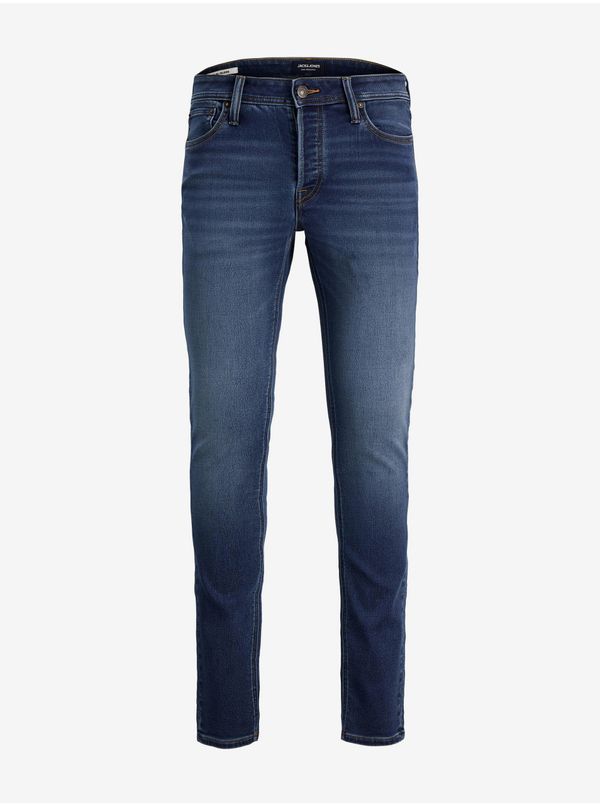 Jack & Jones Dark Blue Men's Slim Fit Jeans Jack & Jones Glenn - Men's