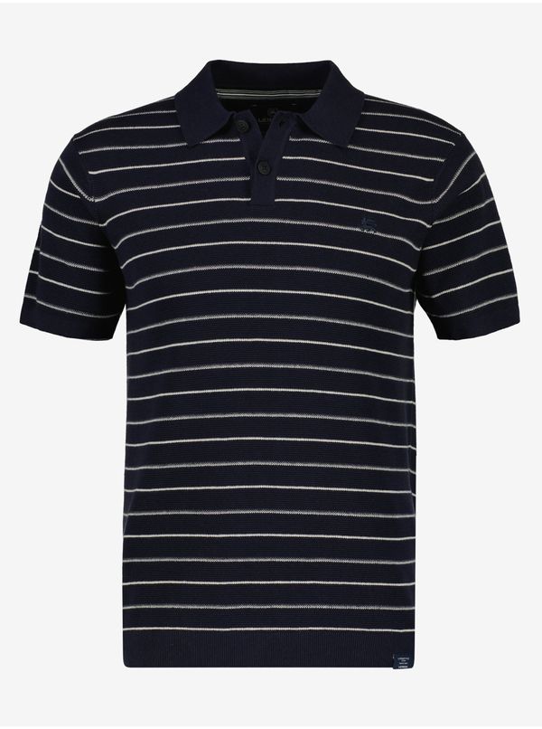 Lerros Dark blue men's striped polo shirt LERROS - Men