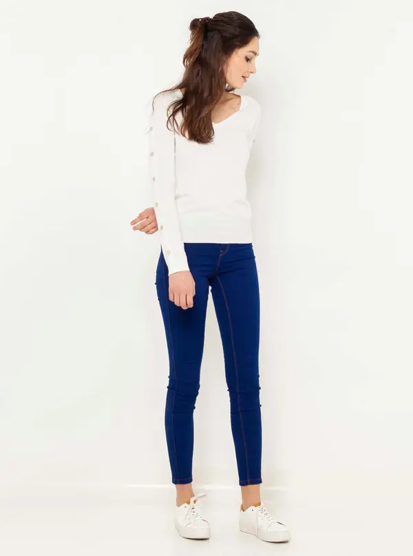 CAMAIEU Dark Blue Slim Fit Jeans CAMAIEU - Women