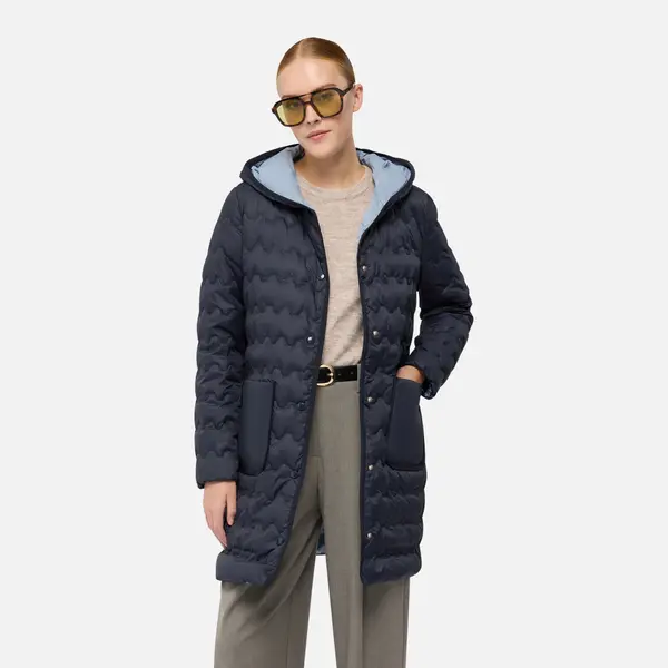GEOX Dark Blue Women's Down Jacket Geox Myluse - Women's