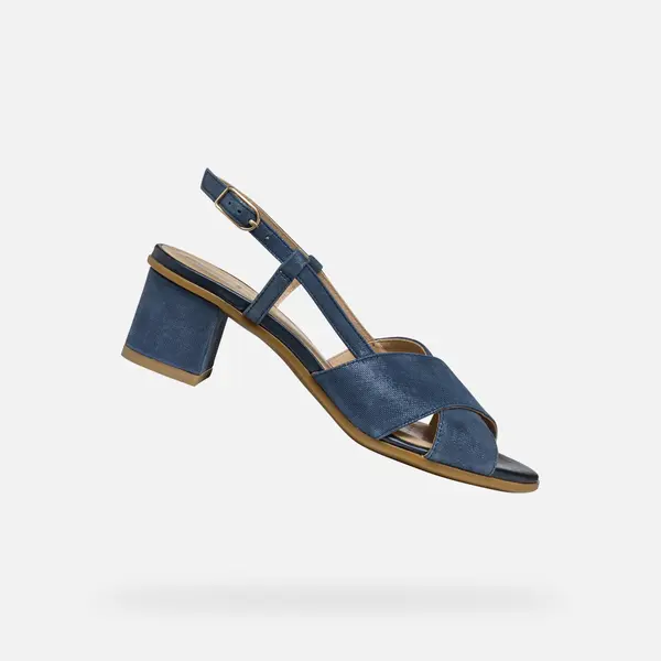 GEOX Dark blue women's sandals Geox Aurely 50 - Women's