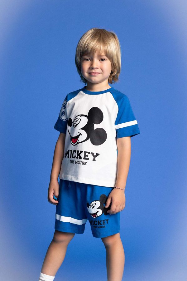DEFACTO DEFACTO Baby Boy Disney Mickey Minnie Crew Neck T-Shirt