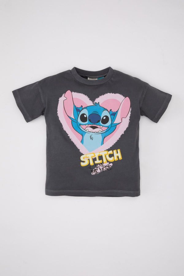 DEFACTO DEFACTO Baby Girl Disney Lilo & Stitch Short Sleeve T-Shirt