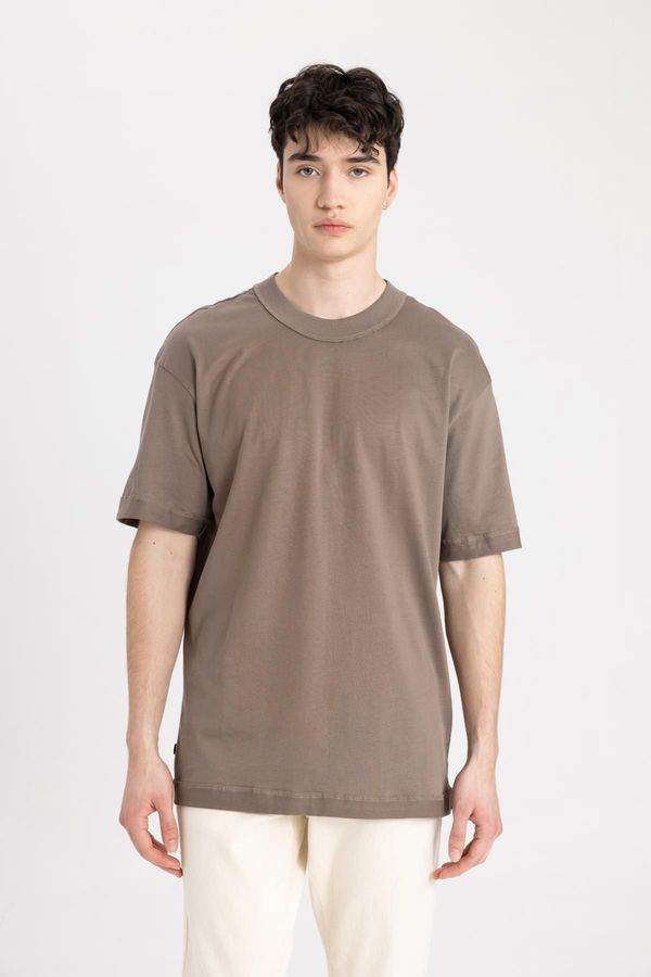 DEFACTO DEFACTO Boxy Fit Crew Neck Short Sleeve T-Shirt