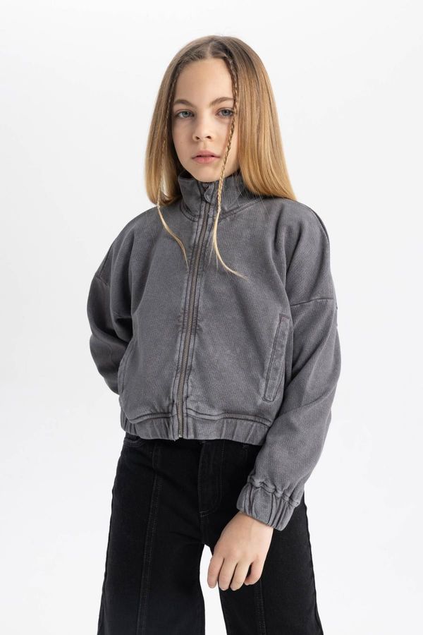 DEFACTO DEFACTO Girl's Turtleneck Cardigan