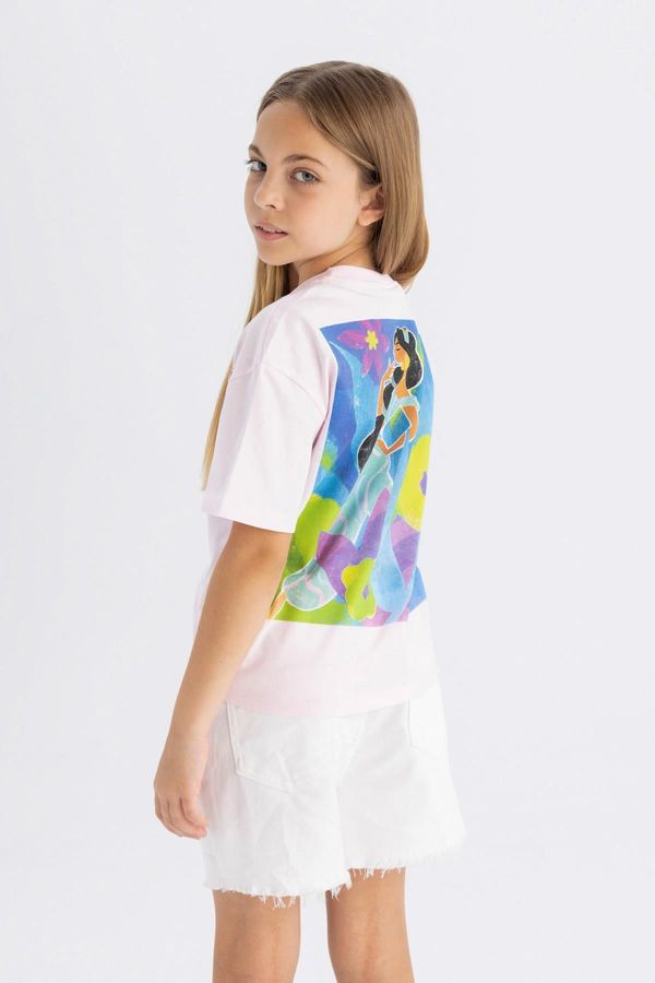DEFACTO DEFACTO Girls Disney Princess Relax Fit Short Sleeve T-Shirt