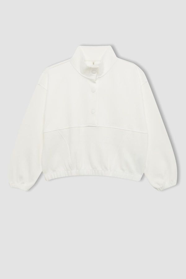 DEFACTO DEFACTO Girls Oversize Fit Turtleneck Sweatshirt