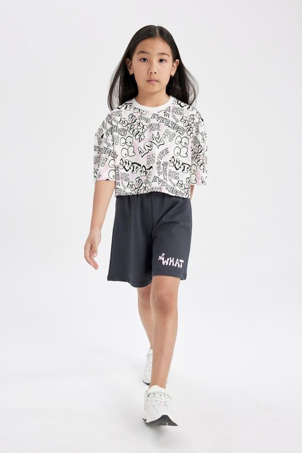 DEFACTO DEFACTO Girls' Printed Shorts