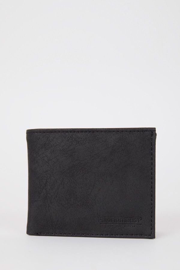 DEFACTO DEFACTO Men's Faux Leather Horizontal Wallet