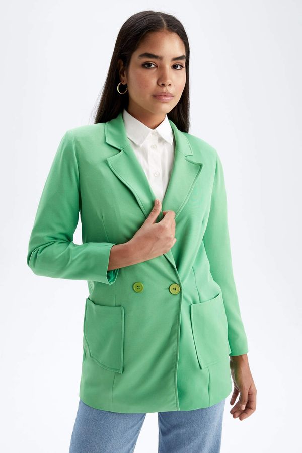 DEFACTO DEFACTO Oversize Fit Crepe Blazer