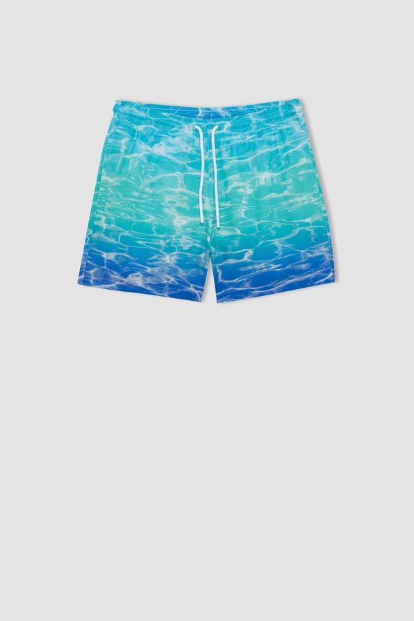 DEFACTO DEFACTO Patterned Short Swim Shorts