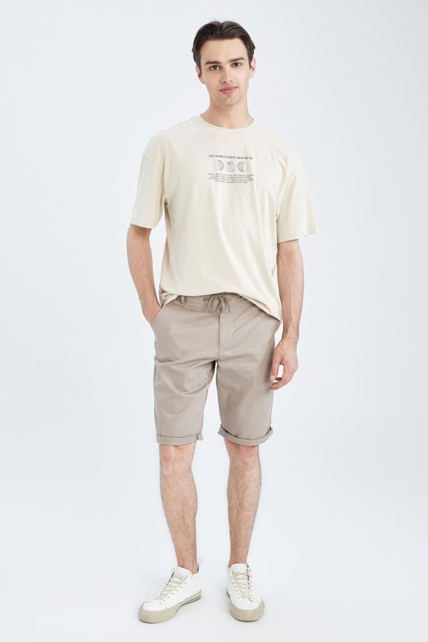 DEFACTO DEFACTO Regular Fit Bermuda Shorts with Lace Waist