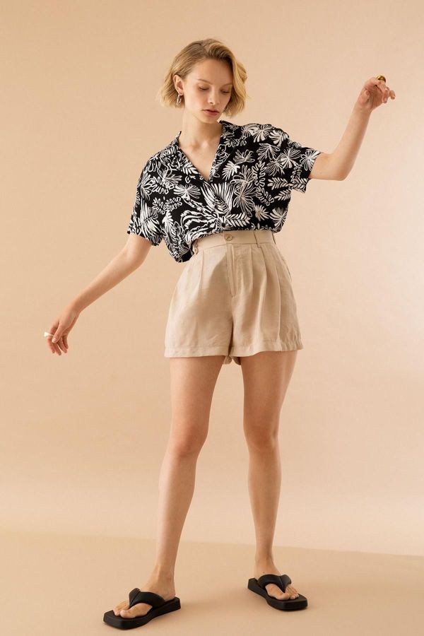 DEFACTO DEFACTO Regular Fit Normal Waist Modal Shorts