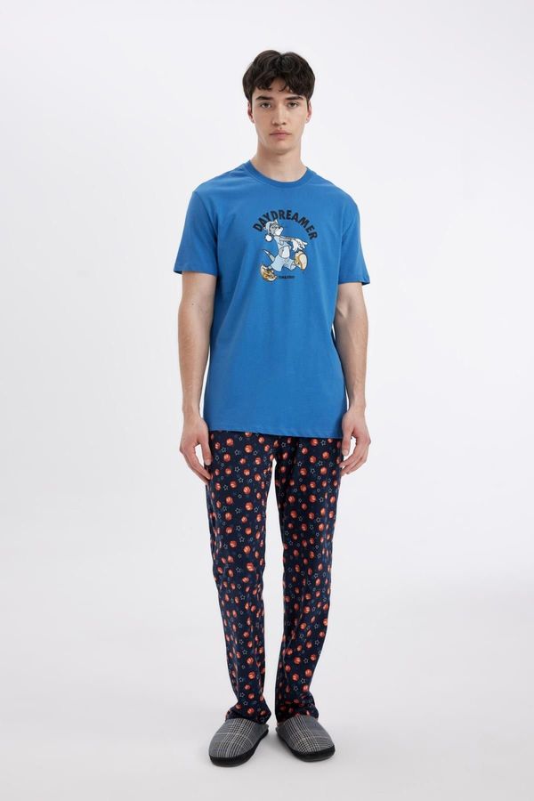 DEFACTO DEFACTO Regular Fit Patterned Pocket Pajama Bottoms