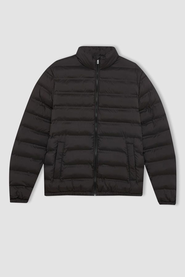 DEFACTO DEFACTO Slim Fit Stand Collar Coat