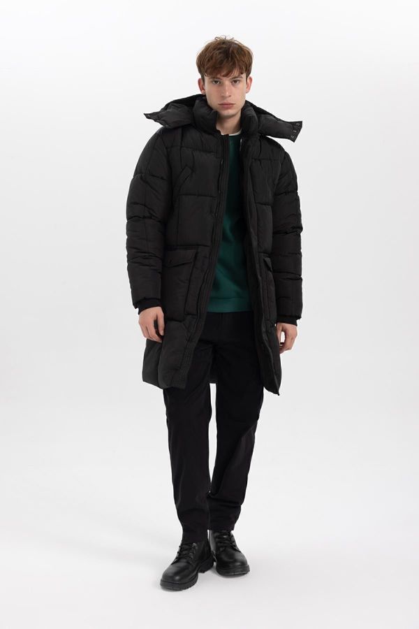 DEFACTO DEFACTO Water Repellent Hooded Coat Parka