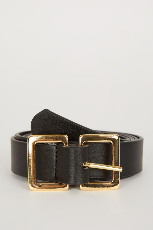 DEFACTO DEFACTO Women's Faux Leather Classic Belt