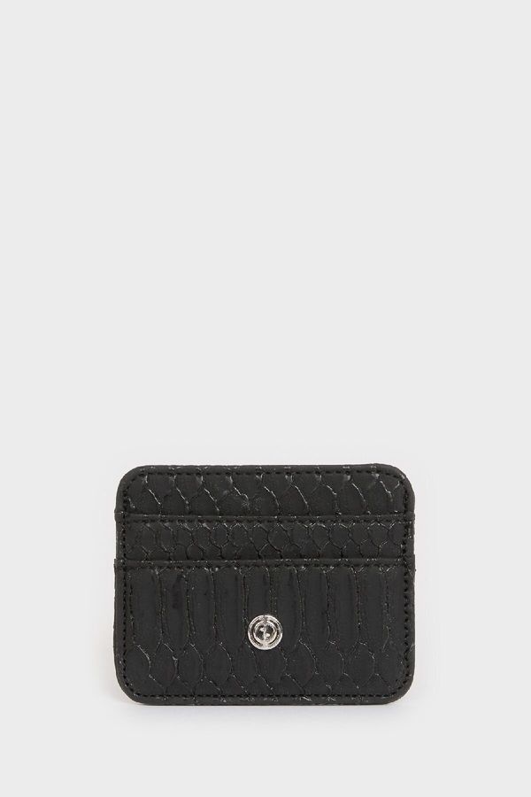 DEFACTO DEFACTO Women's Faux Leather Card Holder