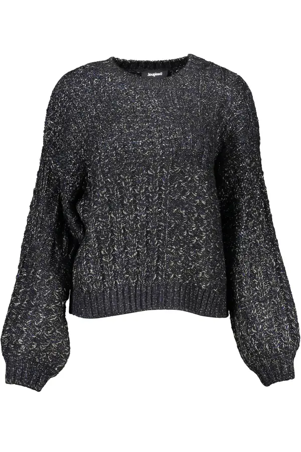 DESIGUAL Desigual crni džemper