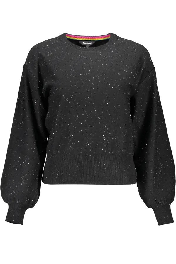 DESIGUAL Desigual crni džemper