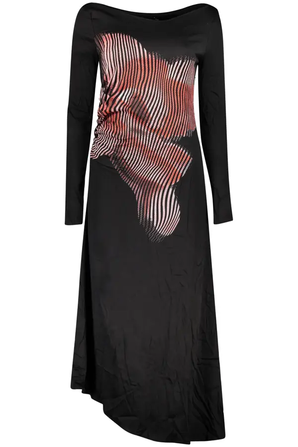 DESIGUAL Desigual duga crna haljina