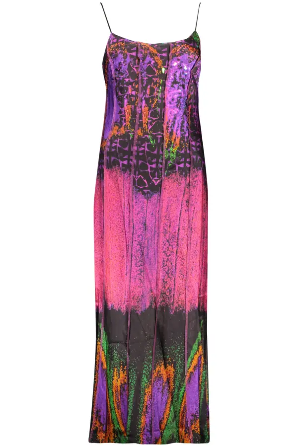 DESIGUAL Desigual duga ljubičasta haljina