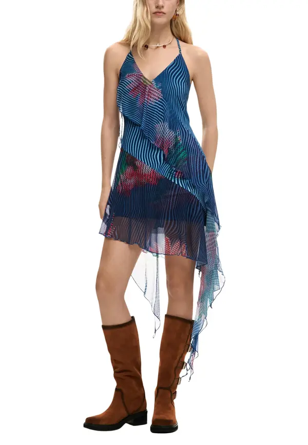 DESIGUAL Desigual haljina bez rukava s uzorkom