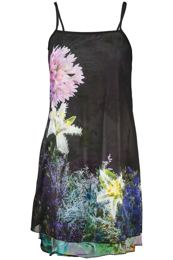 DESIGUAL Desigual kratka haljina crne boje