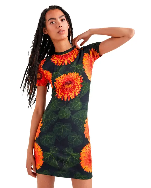DESIGUAL Desigual mini haljina s cvjetnim uzorkom