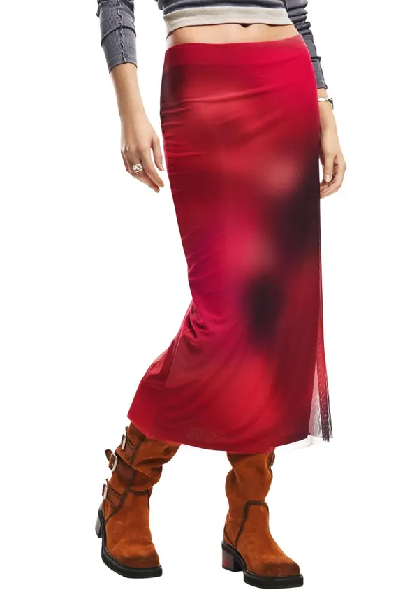 DESIGUAL Desigual šarena maxi suknja