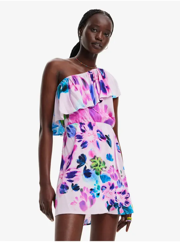 DESIGUAL DESIGUAL SHORT DRESS WOMEN PINK