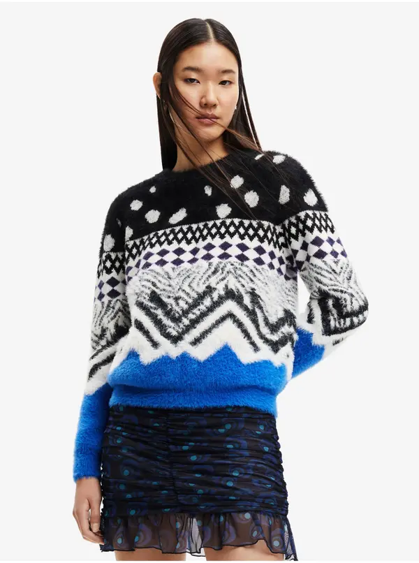 DESIGUAL DESIGUAL SWEATER WOMAN BLACK