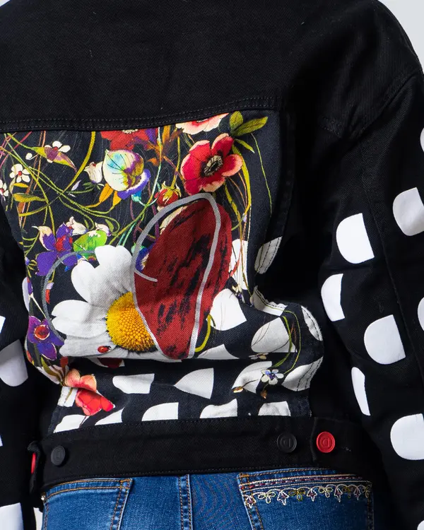 DESIGUAL Desigual traper jakna s točkicama