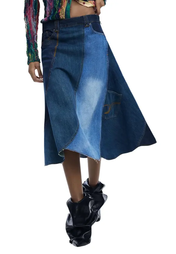 DESIGUAL Desigual traper suknja