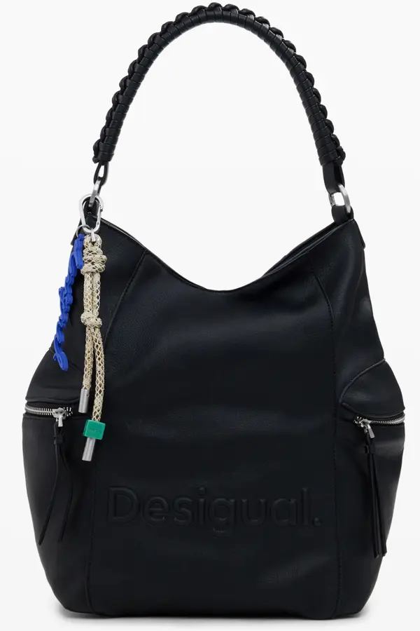 DESIGUAL Desigual velika crna torbica