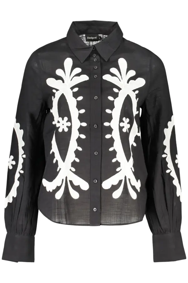 DESIGUAL Desigual ženska košulja dugih rukava, crna