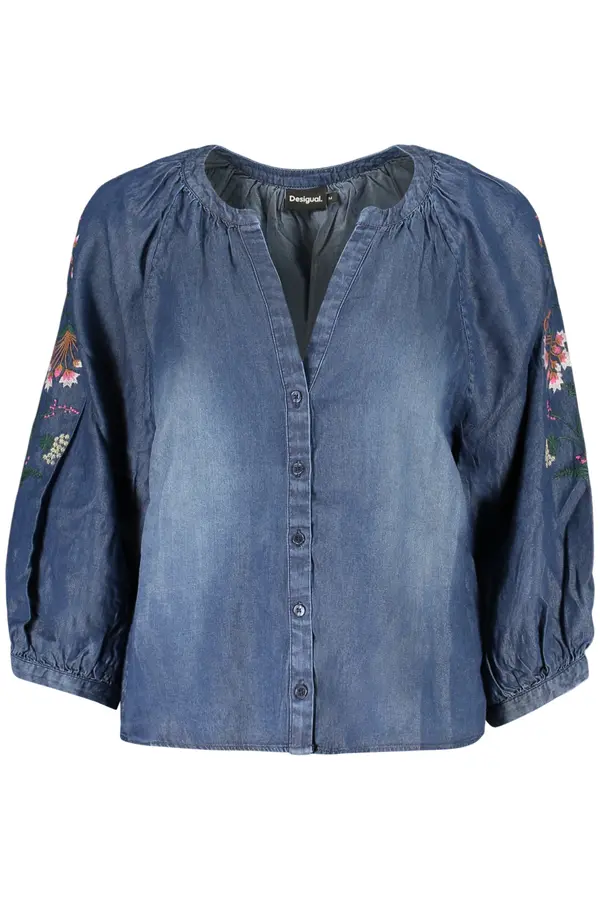 DESIGUAL DESIGUAL ženska košulja dugih rukava, plava