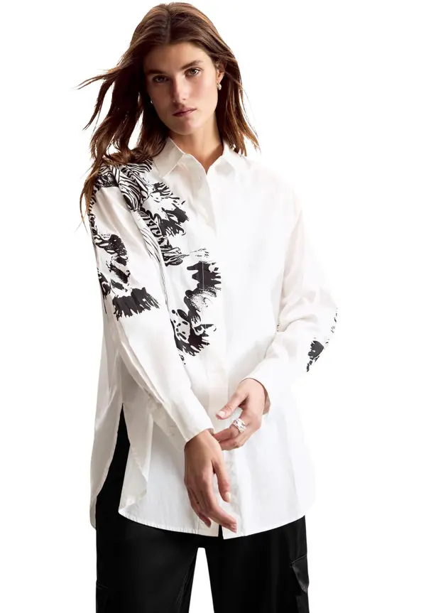 DESIGUAL Desigual ženska košulja s printom