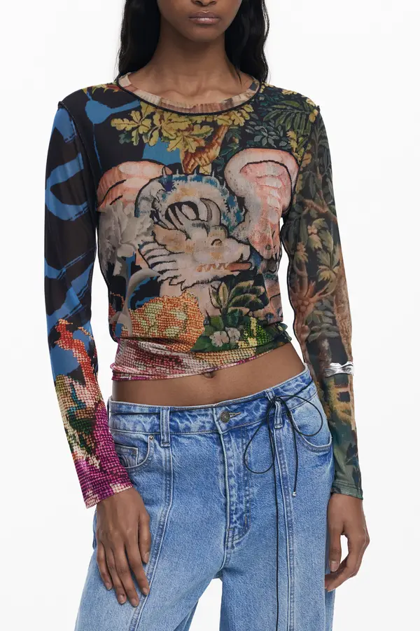 DESIGUAL Desigual ženska majica dugih rukava